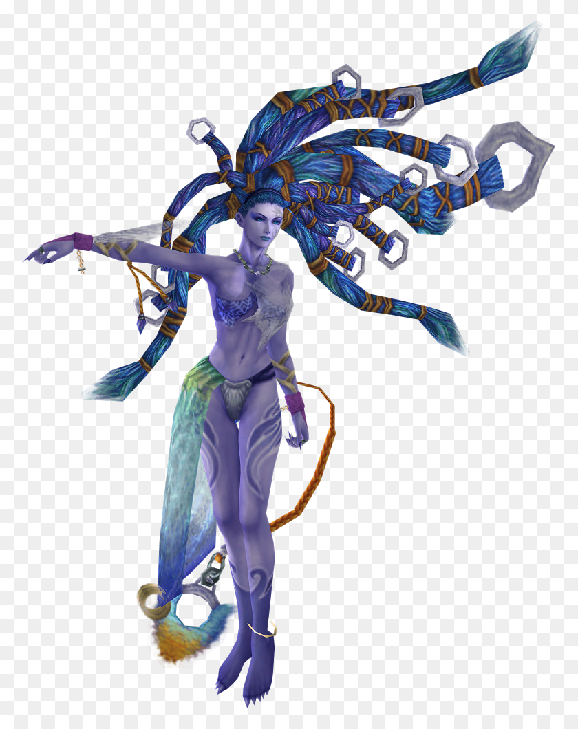 775x1000 Shiva Final Fantasy Ffx, Person, Human, Costume HD PNG Download