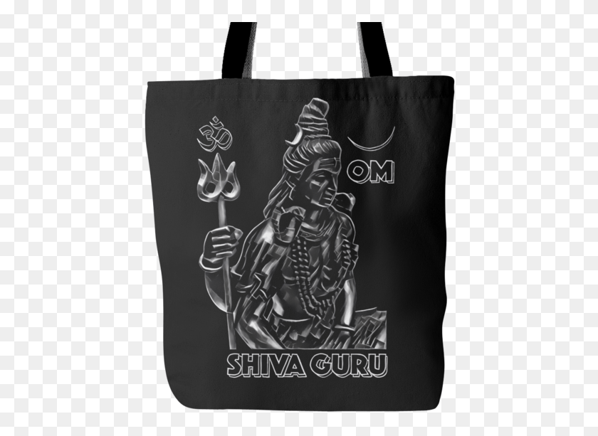 444x553 Descargar Png Shiva Guru Yoga Tote Bag Rebel Guru Vegan Cloth Tote Bag, Tote Bag, Shopping Bag, Person Hd Png
