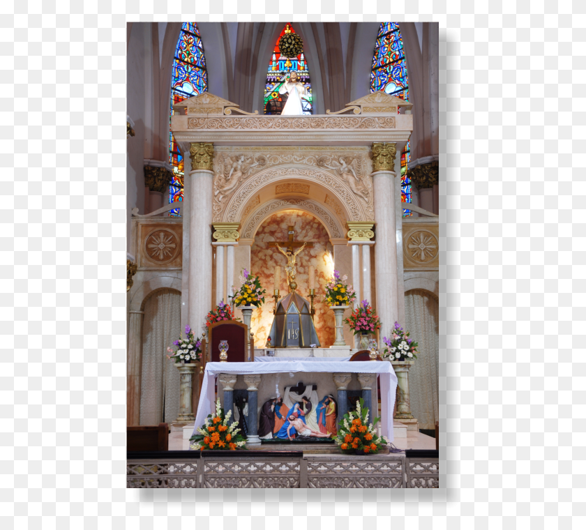 479x700 Shivaji Nagar Church Mass Timings, Altar, Architecture, Building HD PNG Download