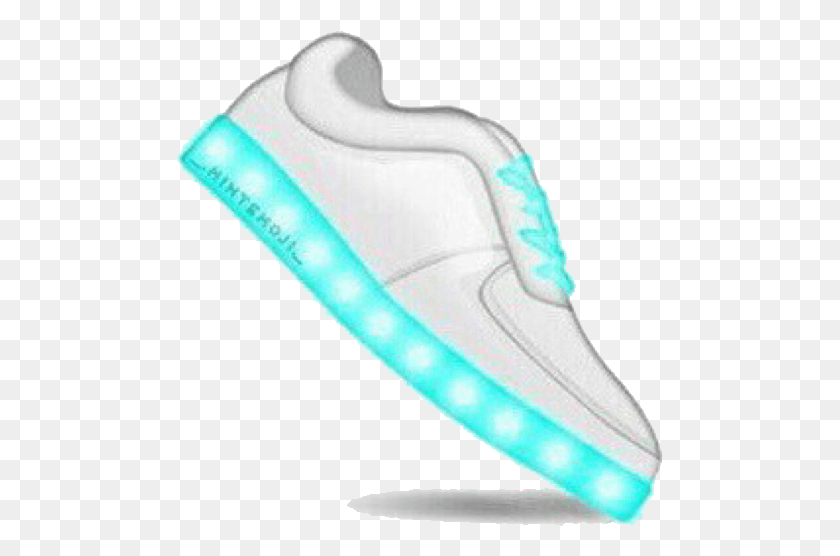 487x496 Shoe Emoji Emojis Cuteemoji Cute Backgroud Blueoverlay Running Shoe, Clothing, Apparel, Footwear HD PNG Download