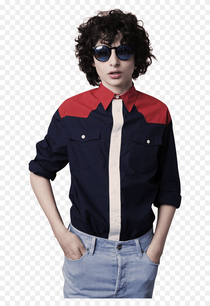 614x1161 Shoot Stranger Things Photography Wolfhard Actor Eleven Finn Wolfhard Transparent, Clothing, Apparel, Shirt HD PNG Download