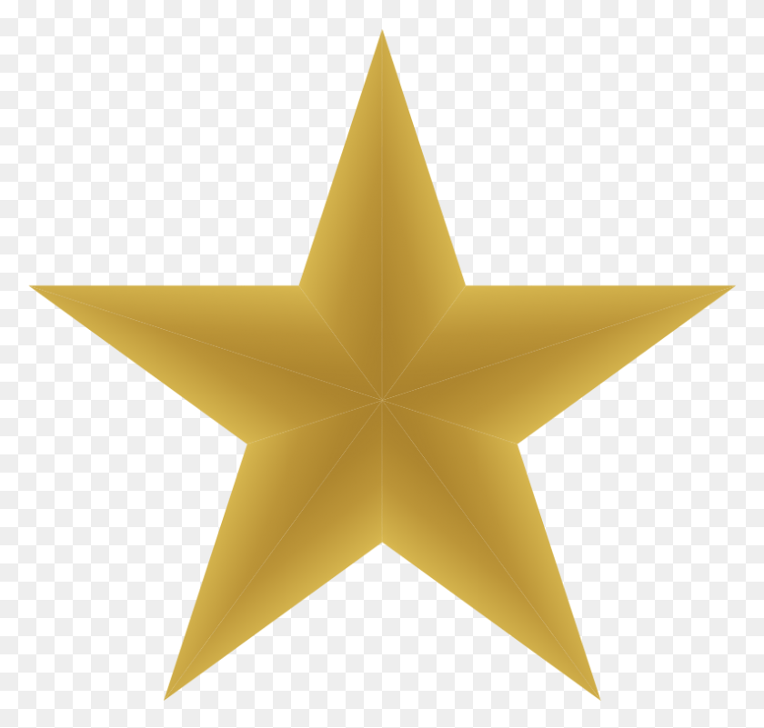 791x752 Shooting Star Clipart Golden Star Gold Gradient Star, Cross, Symbol, Star Symbol HD PNG Download
