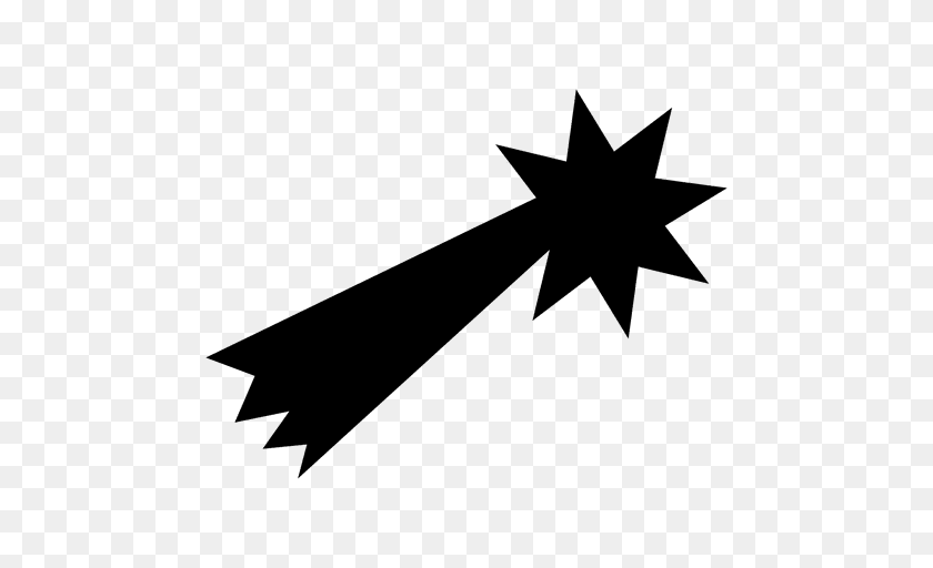 Shooting Star Silhouette, Symbol, Star Symbol, Animal, Fish Transparent PNG