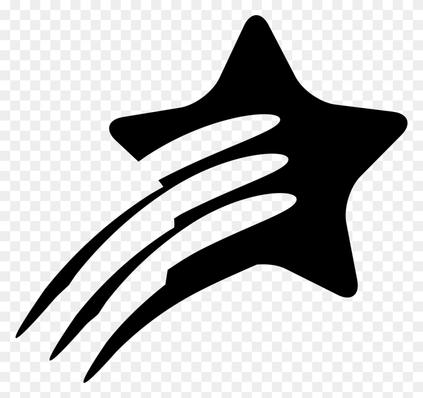 982x922 Падающая Звезда Svg Значок Бесплатно Логотип Estrella Fugaz, Топор, Инструмент Hd Png Скачать