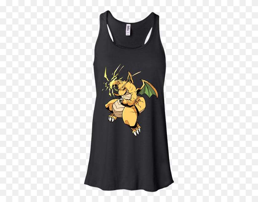 299x600 Descargar Png Tienda De 1000 Único Dragonite Thunder Punch Racerback Shirt, Ropa, Ropa, Manga Hd Png