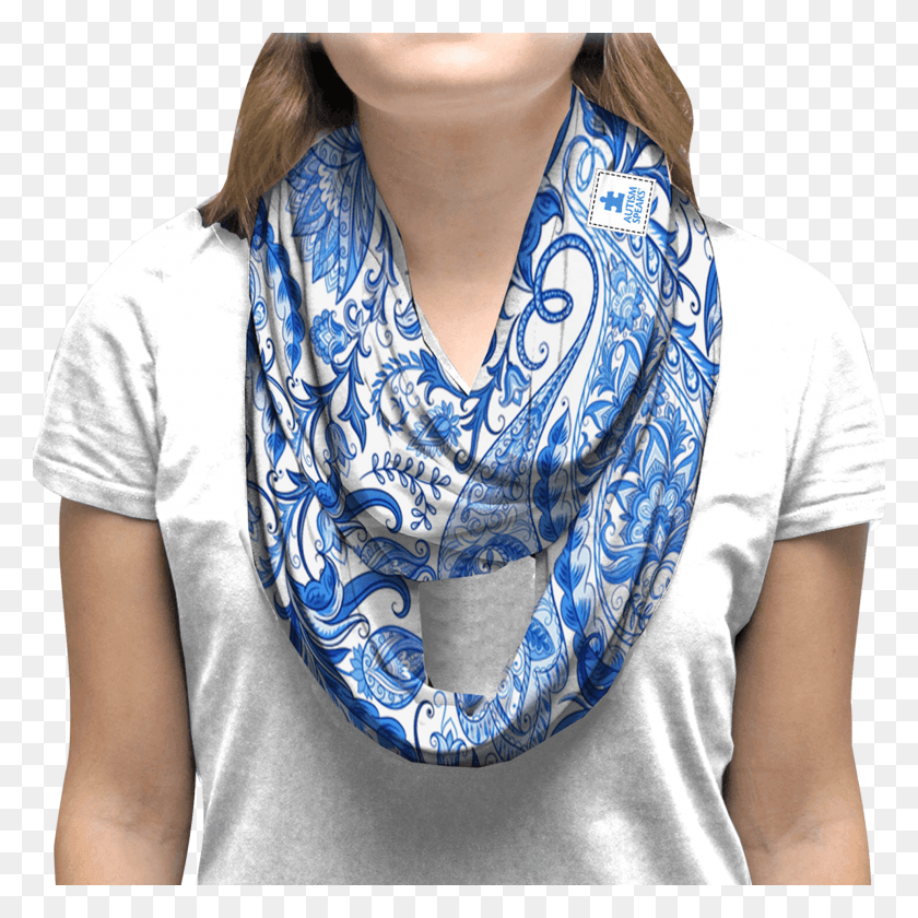 1972x1972 Shop Official Autism Speaks Apparel Amp Accessories Scarf, Clothing, Person, Human HD PNG Download