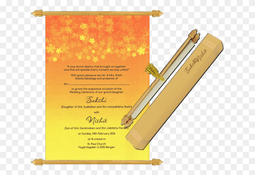 637x516 Shop Scroll Wedding Invitation Cards Online Banner, Text, Menu, Pen HD PNG Download
