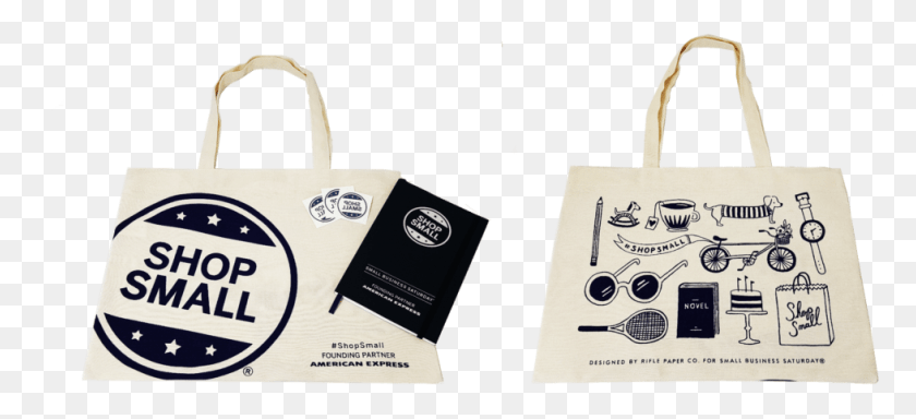 978x407 Shop Small Bag Notebook Amp Tattoos Shop Small Tote Bag, Handbag, Accessories, Accessory HD PNG Download