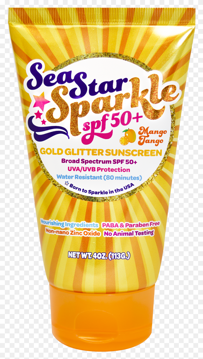 860x1573 Descargar Png Shop Spf Seastar Sparkle Sunshine Amp Glitter Sea Star Sparkle, Botella, Etiqueta, Texto Hd Png