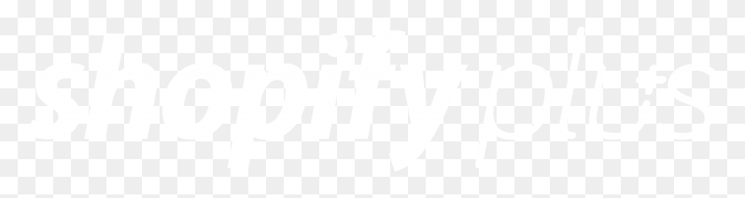 2972x626 Shopify Plus Logo White Darkness, Label, Text, Symbol HD PNG Download