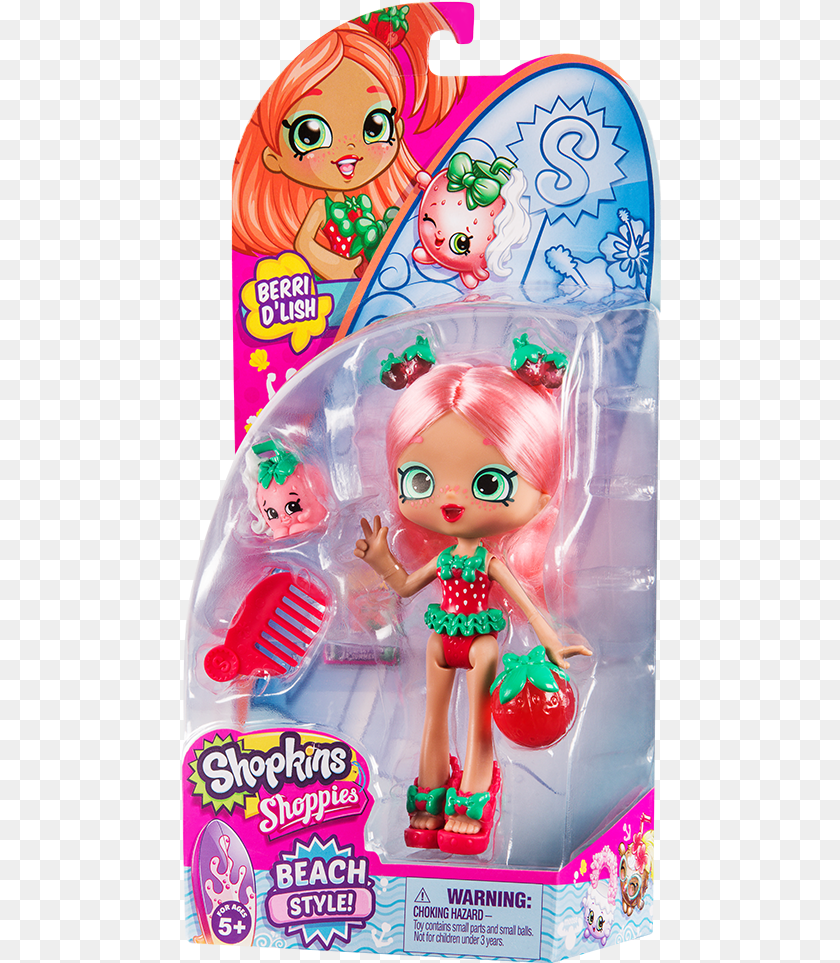 Shopkins Berri D Lish, Figurine, Toy, Doll, Face Clipart PNG
