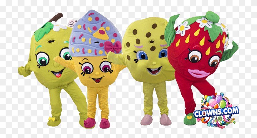 725x392 Shopkins Clownsdotcom Clown, Mascot, Toy, Inflatable HD PNG Download