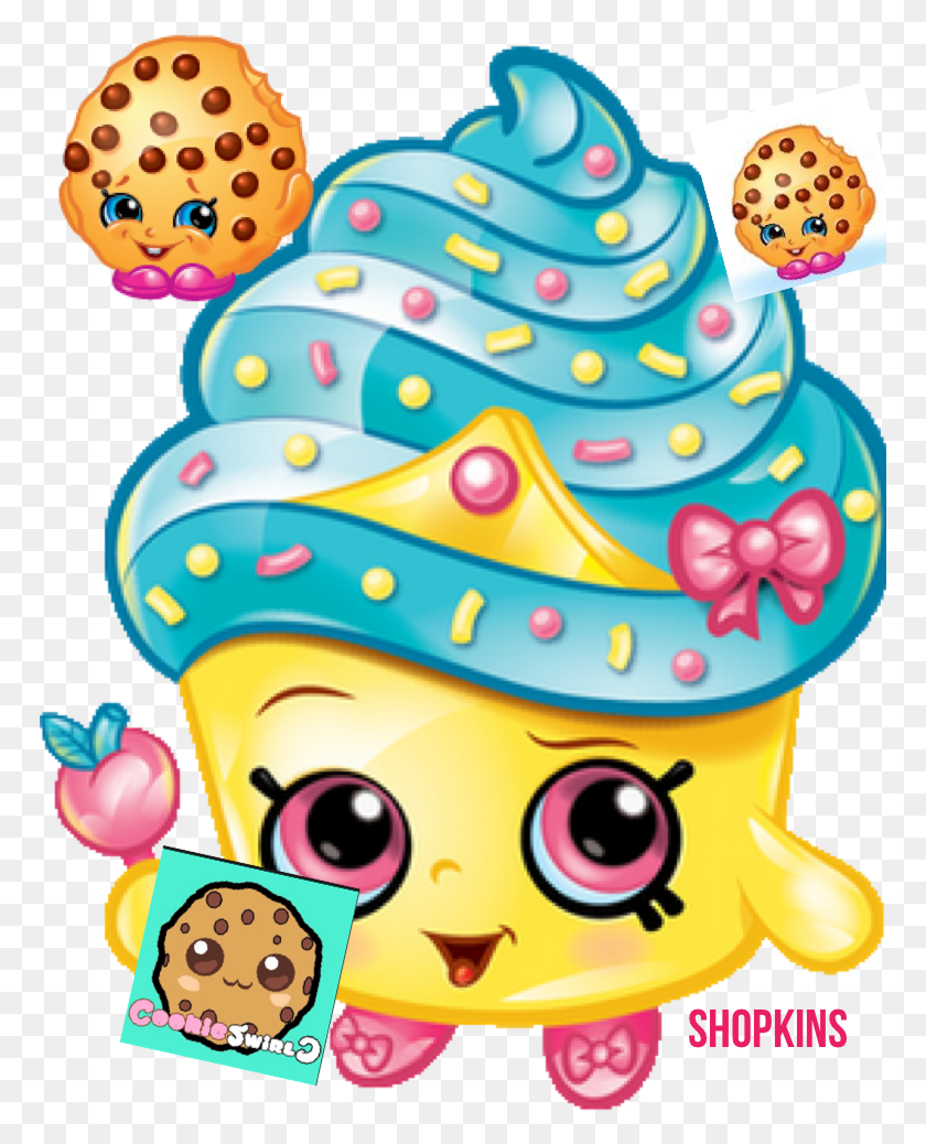 769x978 Pastel De Cumpleaños Png / Cupcake De Shopkins Png