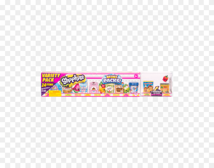 600x600 Shopkins Kids Toy Mini Packs Twelve Pack Includes Twelve Shopkins, Pencil Box, Pez Dispenser HD PNG Download