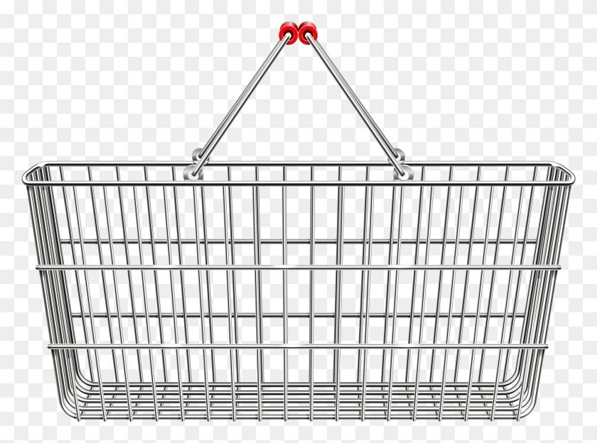 7773x5621 Shopping Basket HD PNG Download