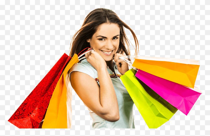 1130x700 Shopping Lady, Person, Human, Bag HD PNG Download