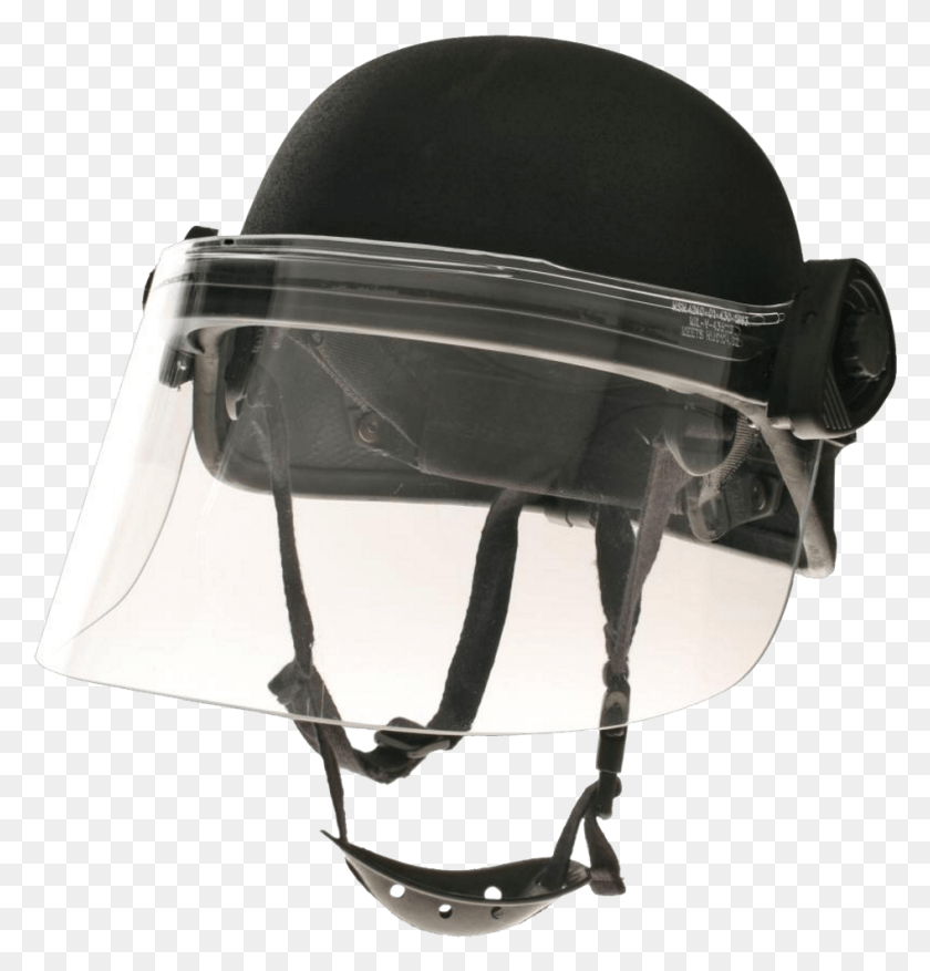 946x991 Short Military Police Riot Face Shield Police, Clothing, Apparel, Helmet HD PNG Download