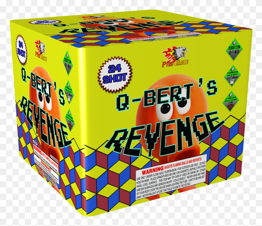 1714x1459 Shot Qbert39S Revenge Box, Cartel, Publicidad, Cartón Hd Png