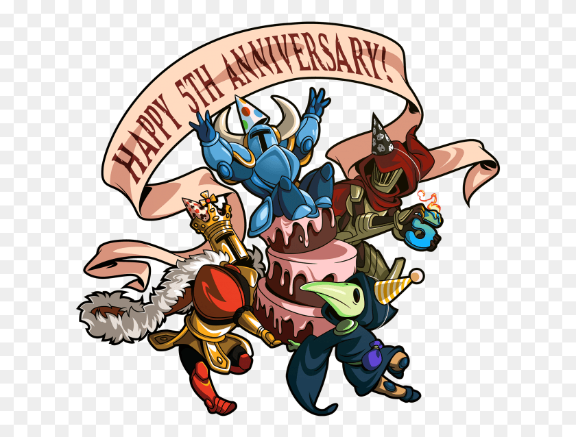 621x578 Shovel Knight 5th Anniversary, Graphics, Statue HD PNG Download
