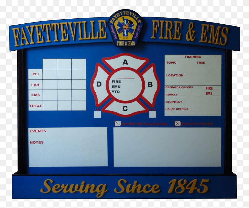 2622x2159 Showcase Your Duty Crew Assignments In Style With High Fire Department Duty Board HD PNG Download