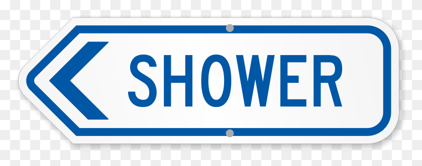 777x272 Shower Swimming Pool Sign Sign, Word, Text, Vehicle HD PNG Download