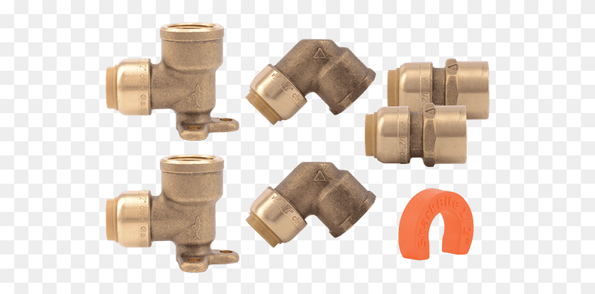 543x356 Shower Tub Connection Kit Pex Sharkbite Shower Valve, Plumbing, Fire Hydrant, Hydrant HD PNG Download