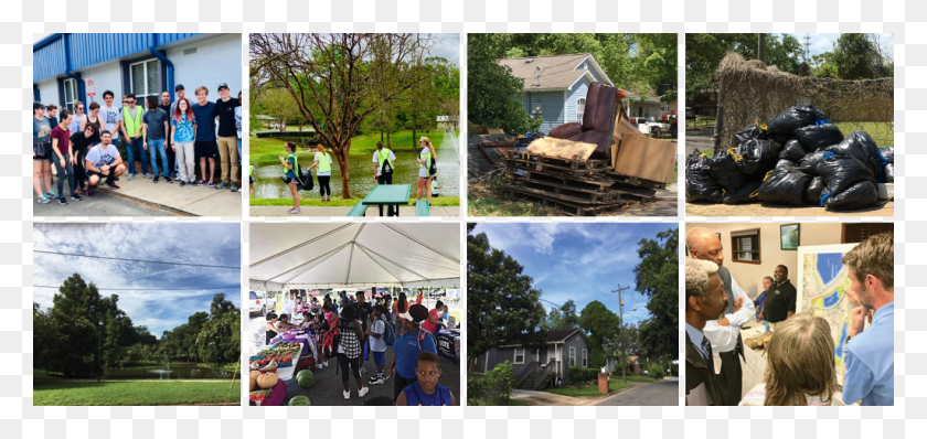 1024x445 Showing A Productive Community By Putting Neighborhoods Tree, Person, Outdoors, Nature HD PNG Download