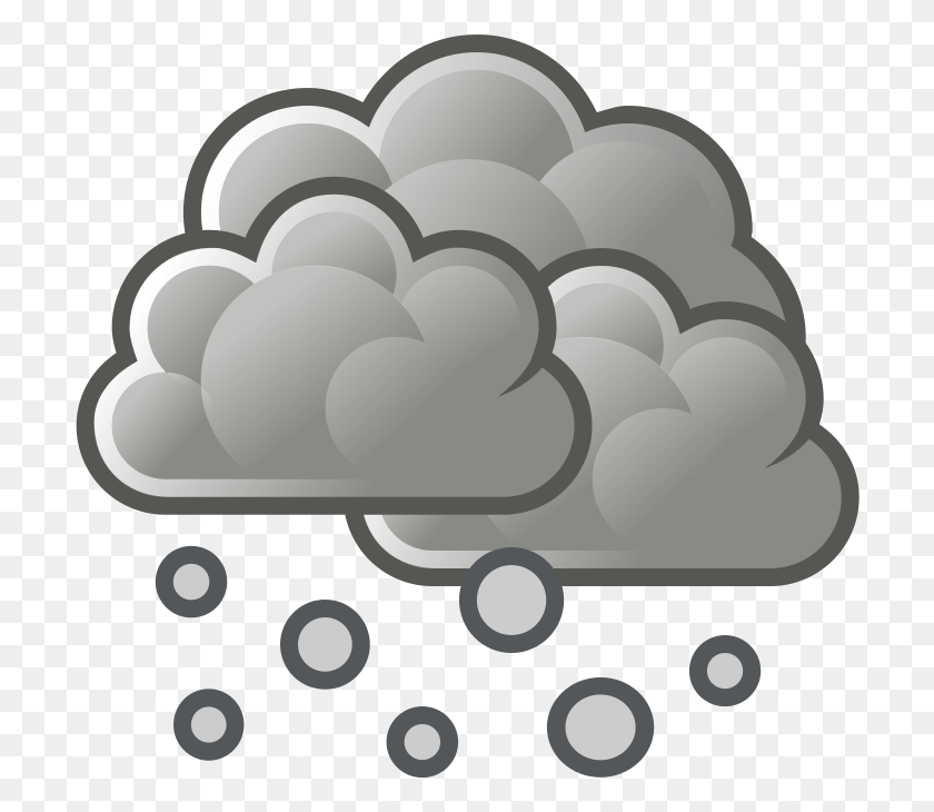 706x670 Showing Post Amp Media For Scattered Clouds Weather Symbol Storm Clipart, Plant, Fruit, Food HD PNG Download