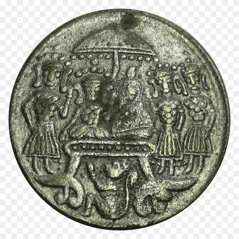 1000x1000 Descargar Png Shree Ram Darbar Moneda De Fichas De Cobre Antiguo Sri Ram Sita Coin, Dinero, Níquel, Dime Hd Png