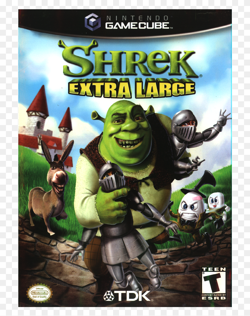 719x1001 Shrek Extra Large Front Shrek Extra Large Gamecube, Helmet, Clothing, Apparel HD PNG Download