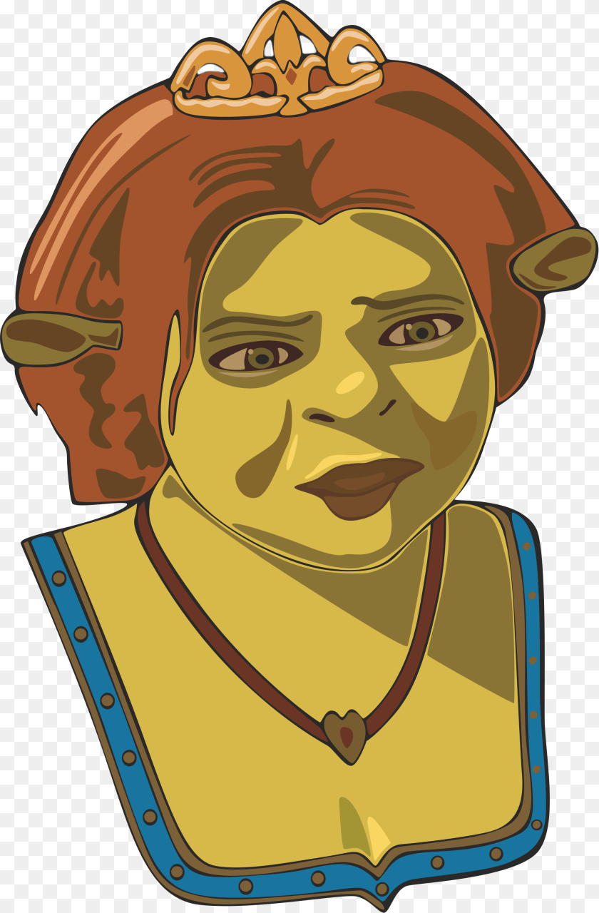 840x1280 Shrek Head Princess Fiona Doll Shrek, Portrait, Face, Photography, Person Sticker PNG