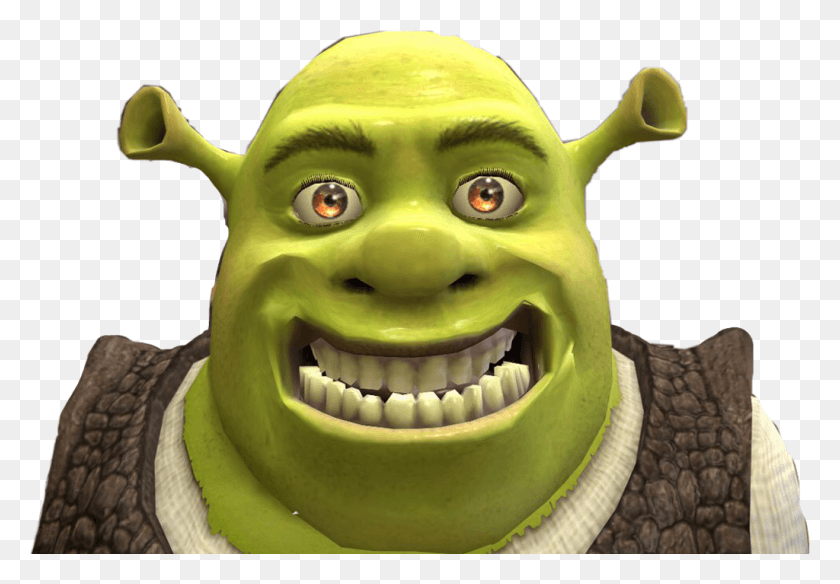 1024x689 Shrek Sticker Shrek Memes, Toy, Alien, Green HD PNG Download