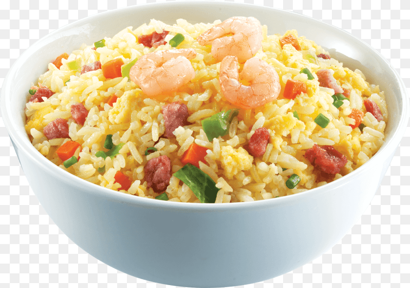 Shrimp Fried Rice Yang Chow Chao Fan, Food, Grain, Produce Sticker PNG