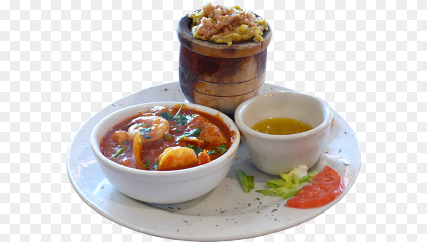 582x476 Shrimp In A Spicy Tomato Sauce With Mofongo Tomato Sauce, Dish, Food, Food Presentation, Meal Clipart PNG