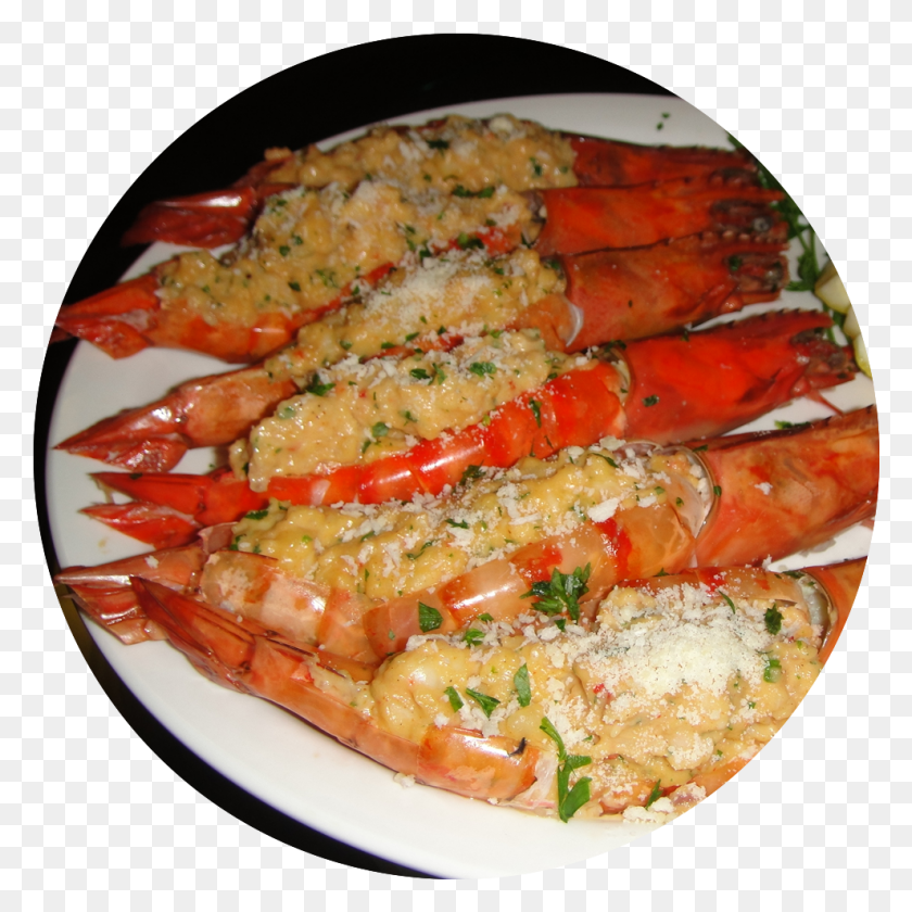 989x989 Shrimp In Thermidor Sauce Lobster Thermidor, Pizza, Food, Dish HD PNG Download