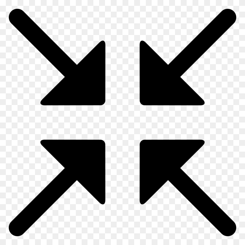 980x980 Shrink The Size Of A Exit Full Screen Icon, Symbol, Star Symbol, Axe HD PNG Download