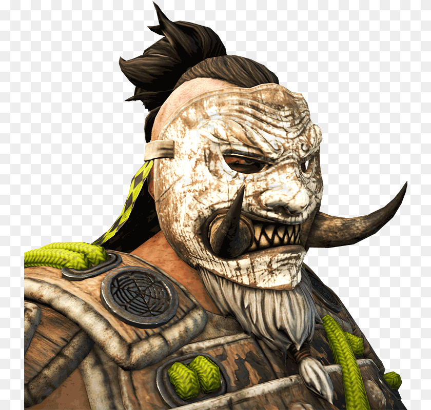 748x800 Shugoki Mask For Honor, Adult, Male, Man, Person Sticker PNG