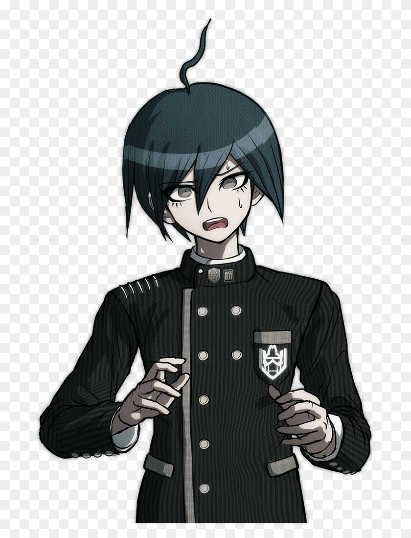 701x1038 Shuichi Saihara Sprites, Person, Human, Clothing HD PNG Download