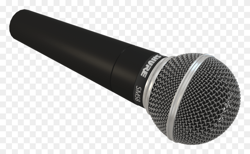 1300x761 Shure Sm58 Microphone 3d Model Amp Render Recording, Electrical Device, Blow Dryer, Dryer HD PNG Download