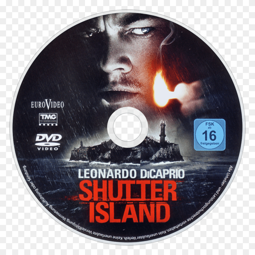 1000x1000 Shutter Island Movie Poster, Disk, Dvd, Person HD PNG Download