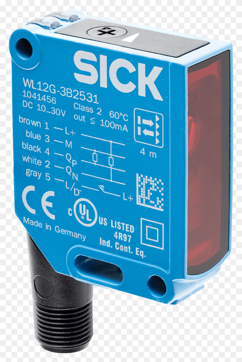 2266x3474 Sick Wl12g 3b2531 Photoelectric Reflex Switch Angled1 Tool HD PNG Download