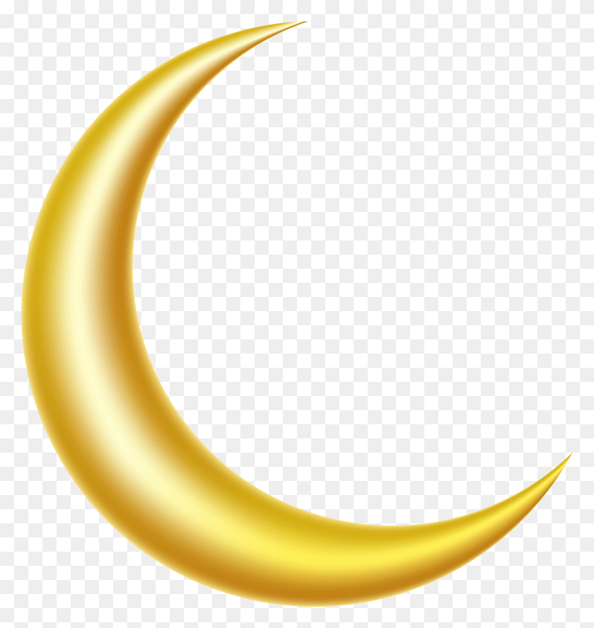 7418x7881 Sickle Moon Yellowpomegranate HD PNG Download