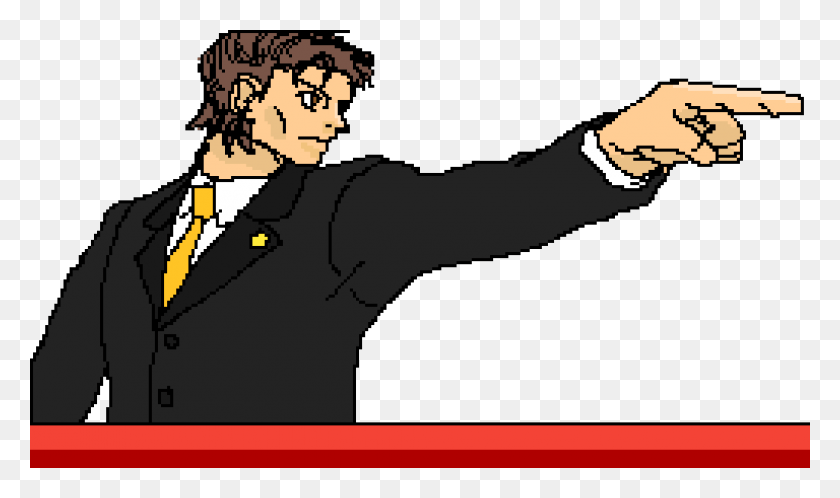 1024x576 Sid Crosby Ace Attorney Illustration, Clothing, Apparel, Hand HD PNG Download