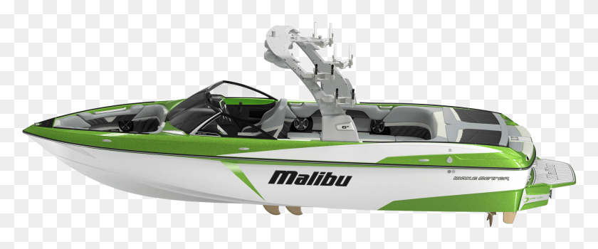 2025x753 Side Malibu Boats, Boat, Vehicle, Transportation Descargar Hd Png