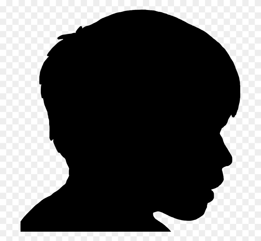 709x715 Side View Head Vector, Gray, World Of Warcraft HD PNG Download