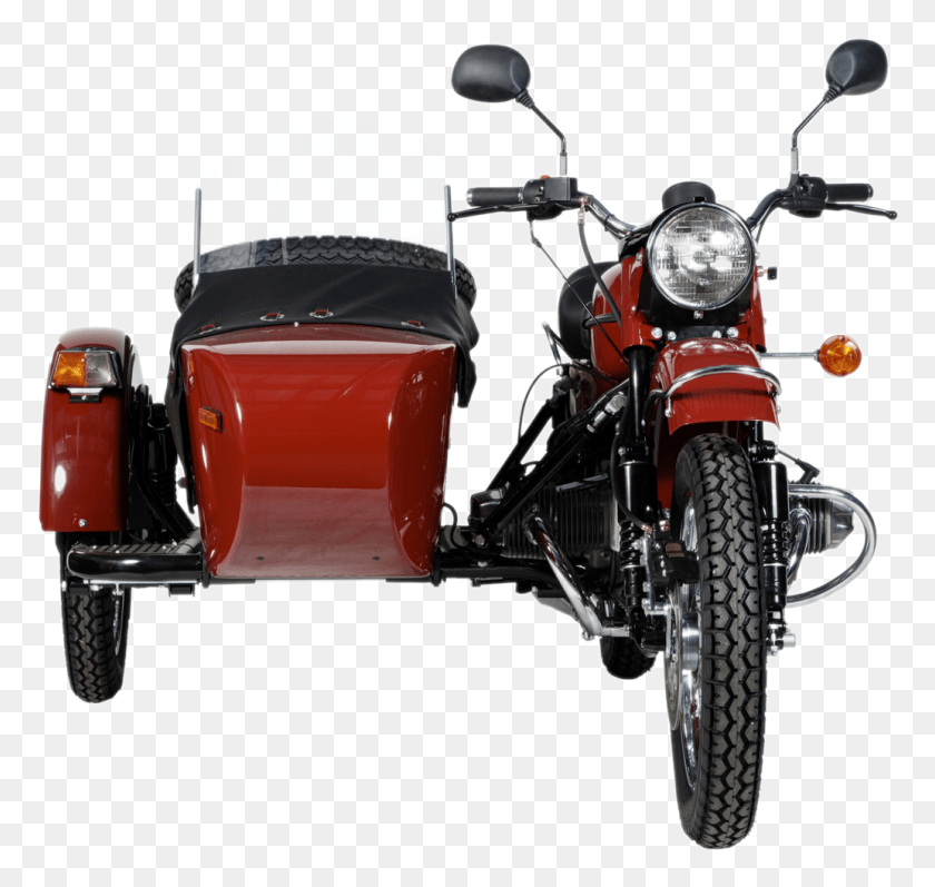 1034x977 Descargar Png Sidecar Imz Ural Imzural Transprent Motocicleta Sidecar Vista Frontal, Vehículo, Transporte, Cortacésped Hd Png