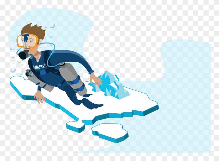 1719x1232 Sidemount Dive Illustration, Person, Human, Sport HD PNG Download