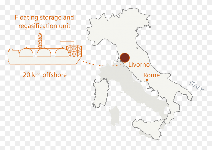 2068x1422 Siemens Lng Solutions Виджано Италия, Участок, Карта, Диаграмма Hd Png Скачать