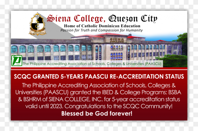 941x602 Siena College Inc Quezon City Is A Private Manila Times College Of Subic, Advertisement, Poster, Text HD PNG Download