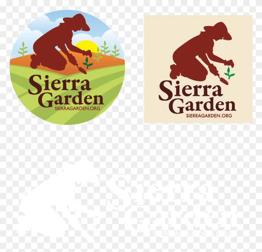 886x852 Sierra Garden Logo And Signage Graphic Design, Advertisement, Poster, Person HD PNG Download
